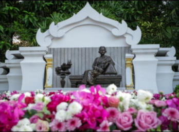 คณบดีวิทยาลัยนานาชาติ
มหาวิทยาลัยราชภัฏสวนสุนันทา
เข้าร่วมพิธีบวงสรวงและบำเพ็ญกุศลทักษิณานุประทานถวายแด่
สมเด็จพระนางเจ้าสุนันทากุมารีรัตน์
พระบรมราชเทวี
เนื่องในวันคล้ายวันพระราชสมภพครบรอบ 157
ปี