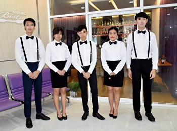 สาขาการโรงแรม วิทยาลัยนานาชาติ
มหาวิทยาลัยราชภัฏสวนสุนันทา
ได้จัดการสอบปฏิบัติการในรายวิชา Food and
Beverage Management