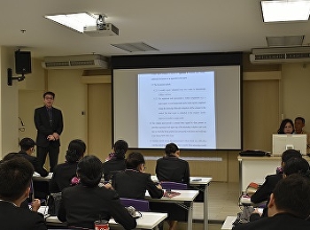 วิทยาลัยนานาชาติ
สาขาธุรกิจการบินจัดอบรมการเตรียม
ความพร้อมก่อนฝึกประสบการณ์วิชาชีพ