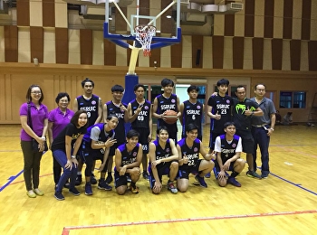 นักศึกษาทีมวิทยาลัยนานาชาติ
คว้าเหรียญเงินในการแข่งขันกีฬาบาสเก็ตบอลชาย
 ในกีฬาสุนันทาสามัคคี ครั้งที่ 29
ประจำปี 2561