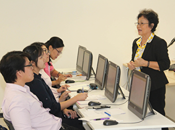 วิทยาลัยนานาชาติ มรภ.สวนสุนันทา
จัดอบรมการใช้โปรแกรม Data Analysis with
Fathom
ในการพัฒนางานวิจัยให้กับบุคลากรสายวิชาการ
และสายสนับสนุนวิชาการ