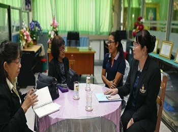 International College Suan Sunandha
Rajabhat University followed up with
schools that attended the National
Academic Achievement Program (O-NET)
training in correspondents to local
context.