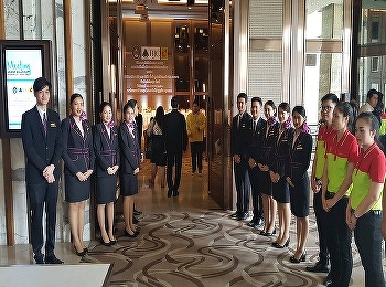 Airline Business students at
International College, Suan Sunandha
Rajabhat University witnessed the MOU
signing ceremony.