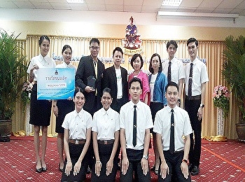 The International college Suan Sunandha
Rajabhat University won the 1st prize
from the 7th Annual Ramkhamhaeng
University 