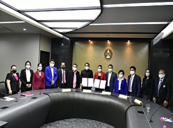 พิธีลงนามบันทึกข้อตกลงความร่วมมือทางวิชาการ
(MOU) ระหว่าง
มหาวิทยาลัยราชภัฏสวนสุนันทา และ
องค์การบริหารส่วนจังหวัดปทุมธานี
ในความร่วมมือในการพัฒนาประสิทธิภาพด้านการจัดการศึกษา
และสนับสนุนทรัพยากรซึ่งกันและกัน